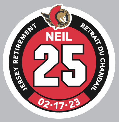 Chris Neil 25 Jersey Retirement Collection OttawaTeamShop