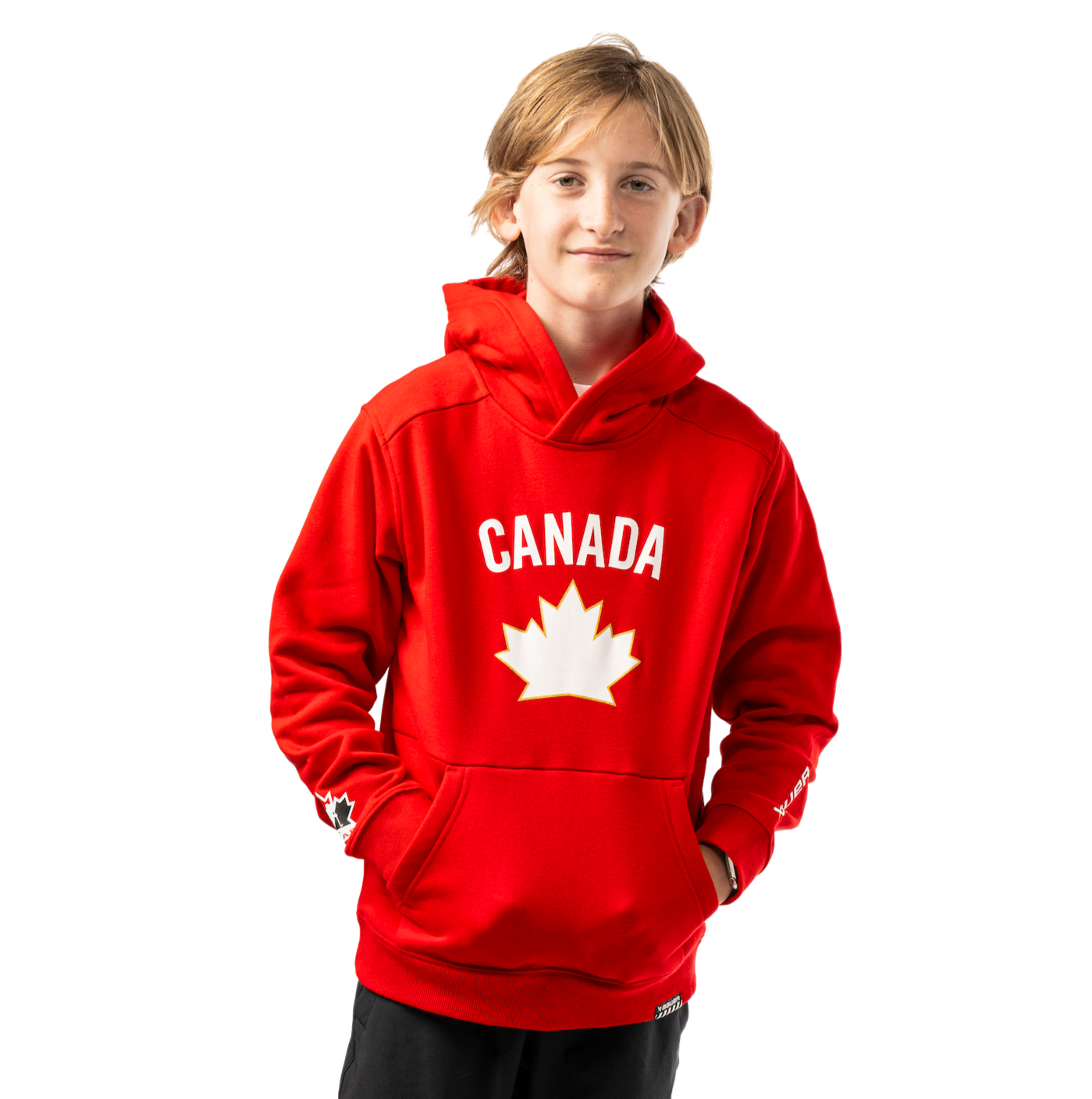 Youth Canada World Junior Ultimate Red Hoodie BAUER OttawaTeamShop