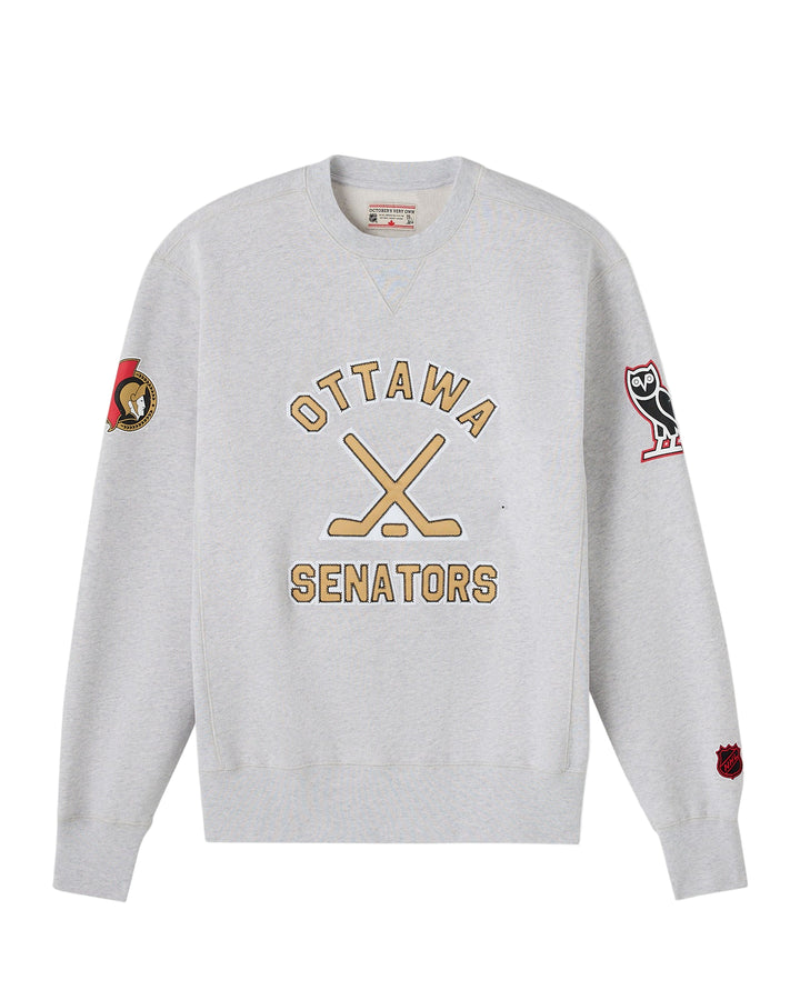 OTTAWA SENATORS - OVO X SENS GREY CREWNECK