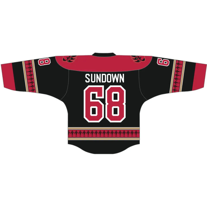 Youth Sundown Ottawa Black Bears Home Replica Jersey