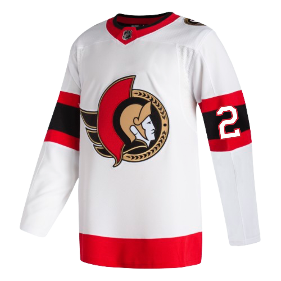 Zub Adidas Ottawa Senators Primegreen Authentic Away Jersey