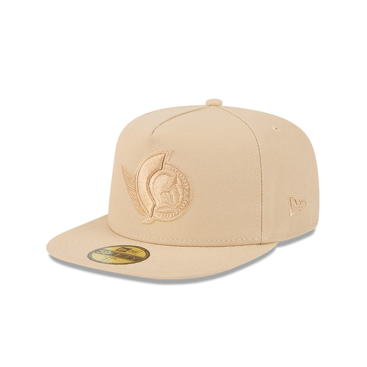 Ottawa Senators New Era Beige 59Fifty A-Frame Color Pack Fitted Hat