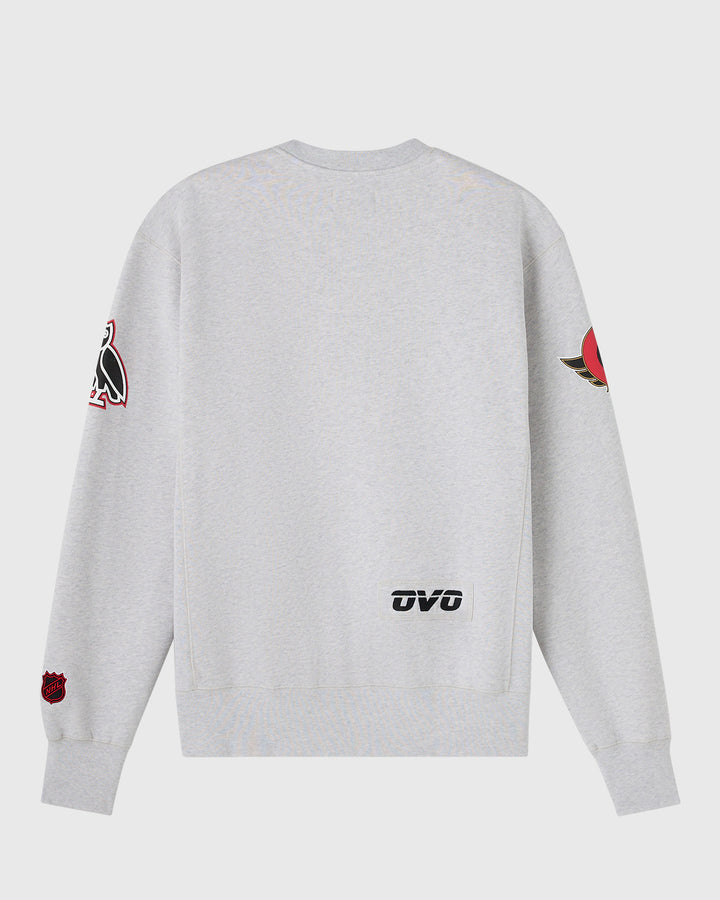 OTTAWA SENATORS - OVO X SENS GREY CREWNECK