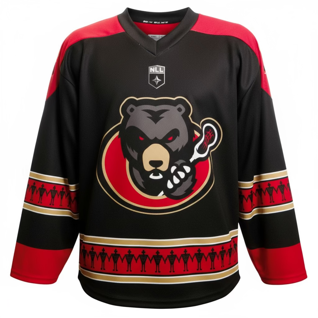 Ottawa Black Bears Home Replica Jersey –