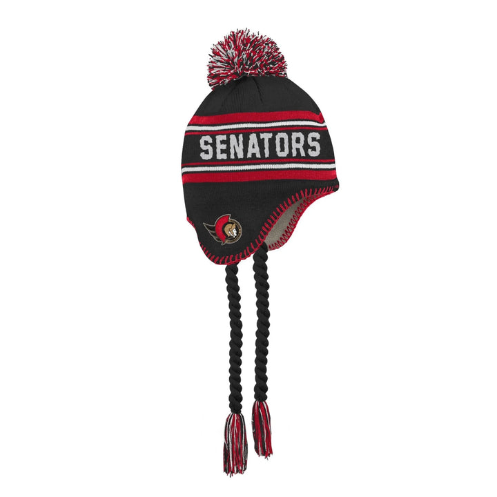 Youth Jacquard Tassel Pom Toque