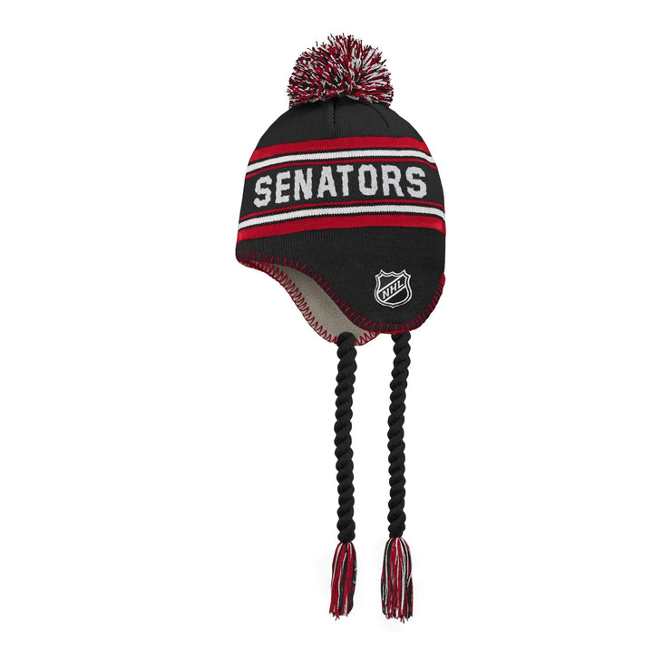 Youth Jacquard Tassel Pom Toque