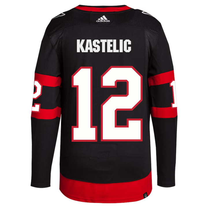 Kastelic Adidas Ottawa Senators Primegreen Authentic Home Jersey
