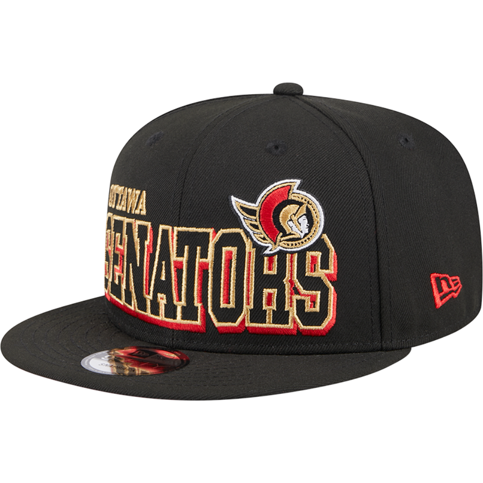 GameDay Blk Flatbrim Cap New Era OttawaTeamShop