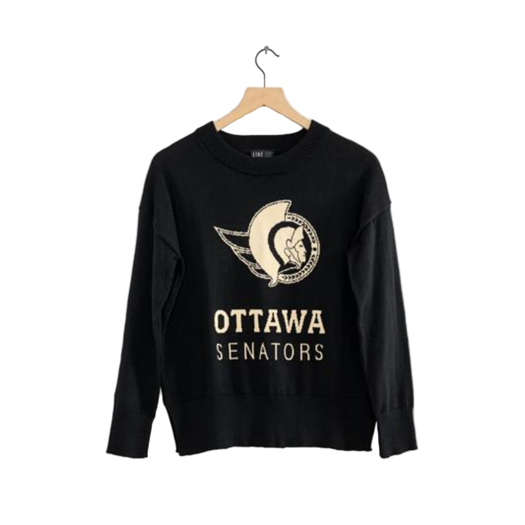 LINE CHANGE X SENS TEAM LOGO KNIT CREW NECK