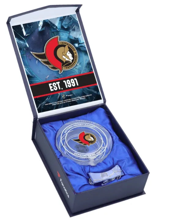 Ottawa Senators Fanatics Authentic Crystal Puck