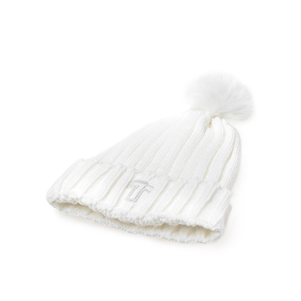 T7 Tkachuk's Captains White Cuffed Pom Toque (Gongshow)