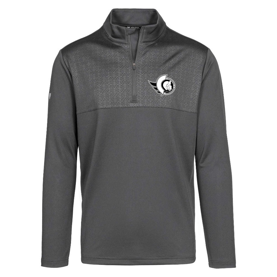 Truth Charcoal Polo 1/4 Zip (Levelwear)