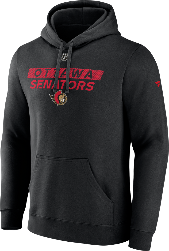 Authentic Pro '24 Senators Black PO Hoody (Fanatics)