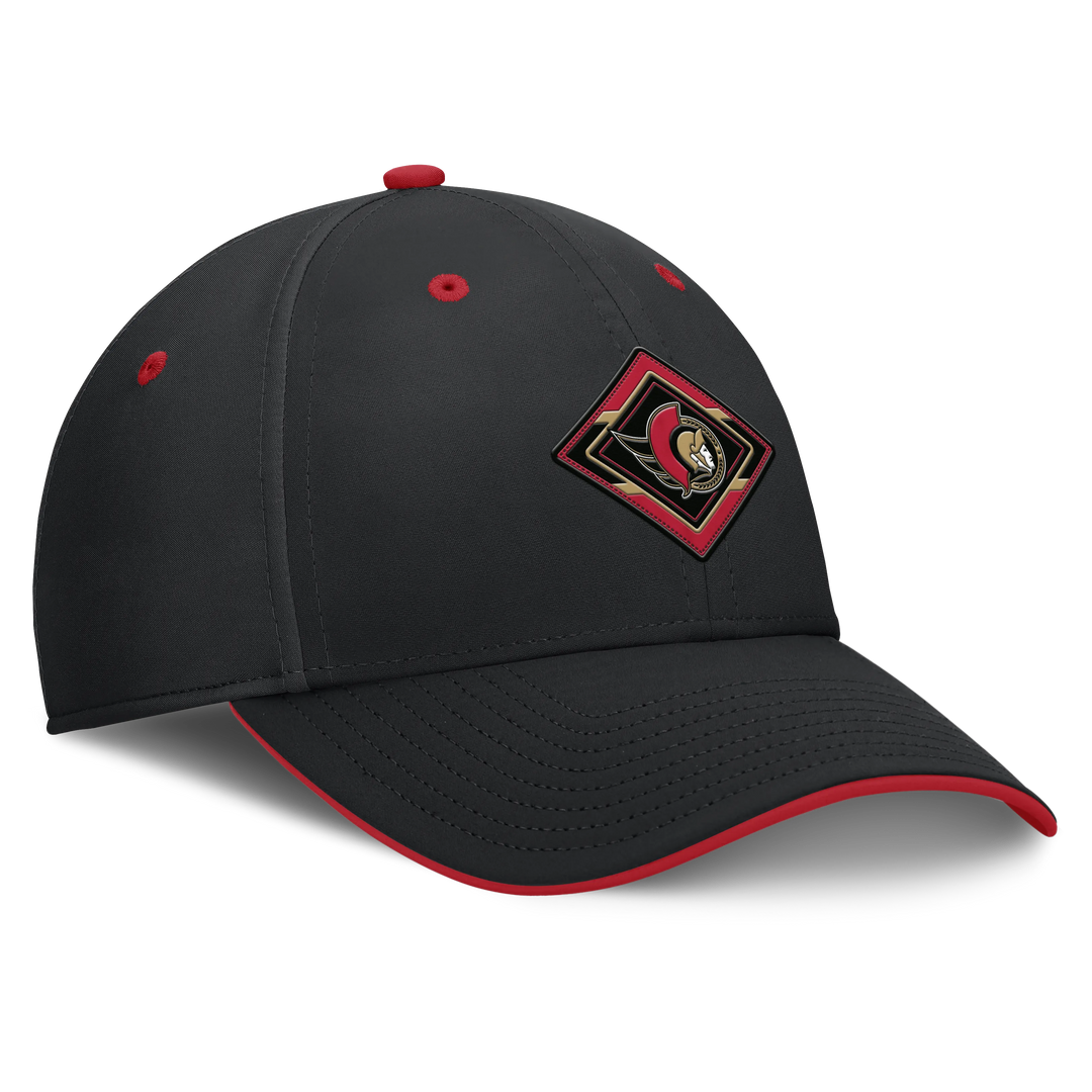 Authentic Pro Black Stretch Cap