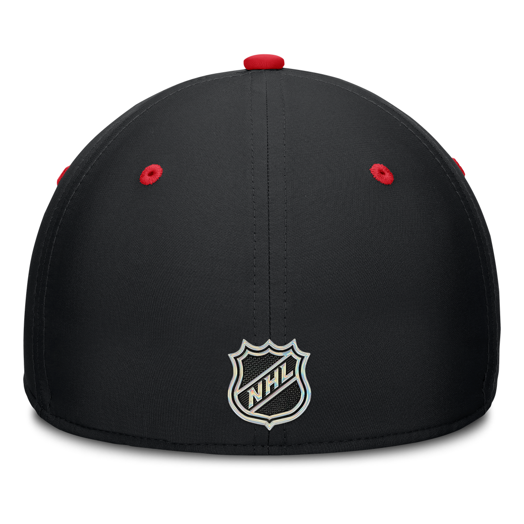 Authentic Pro Black Stretch Cap