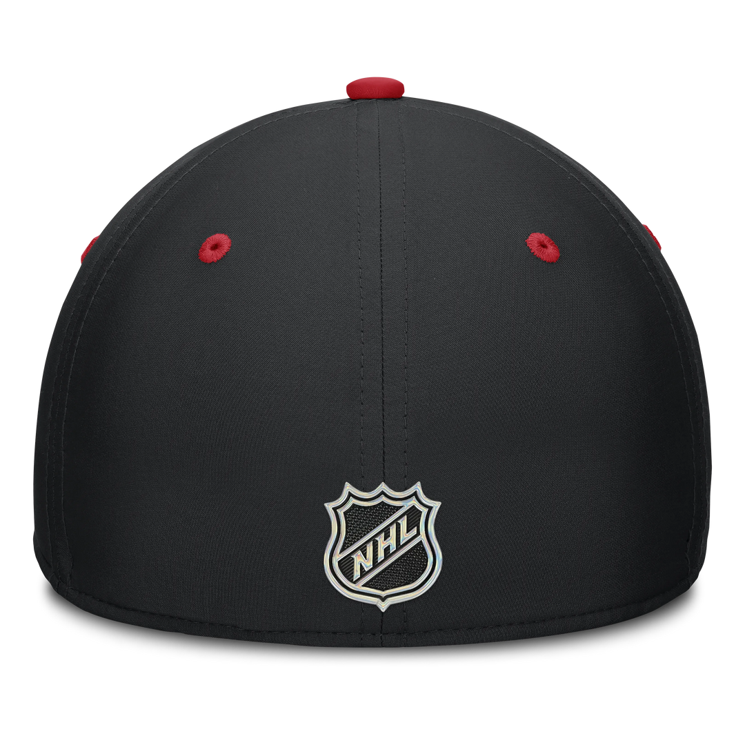 Authentic Pro Black Stretch Cap