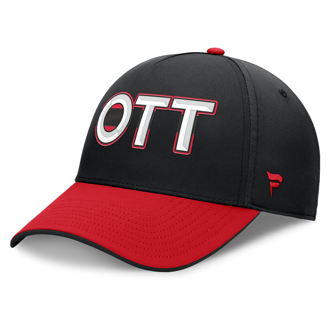 Authentic Pro Blk/Red OTT Stretch Cap