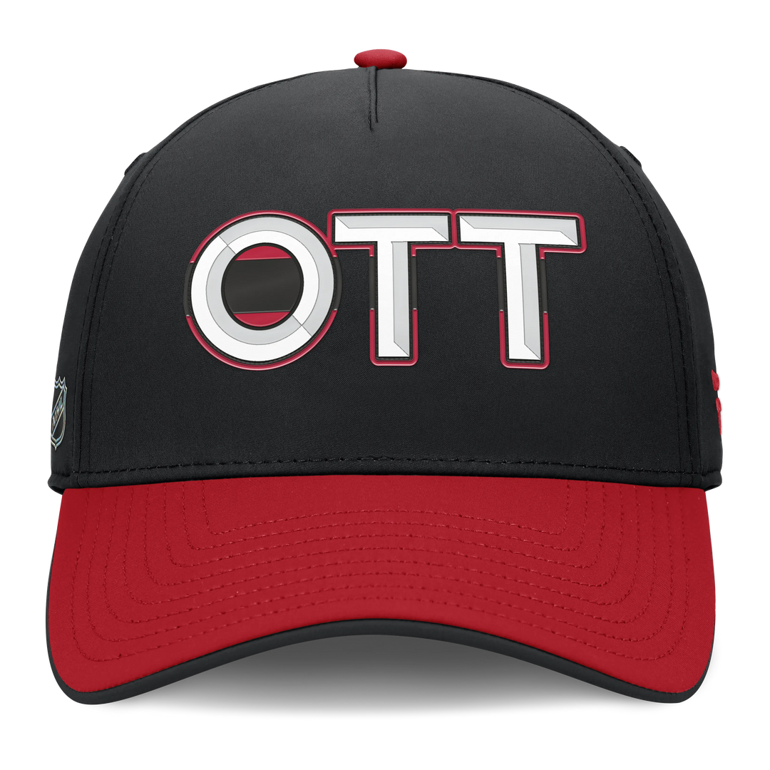 Authentic Pro Blk/Red OTT Stretch Cap