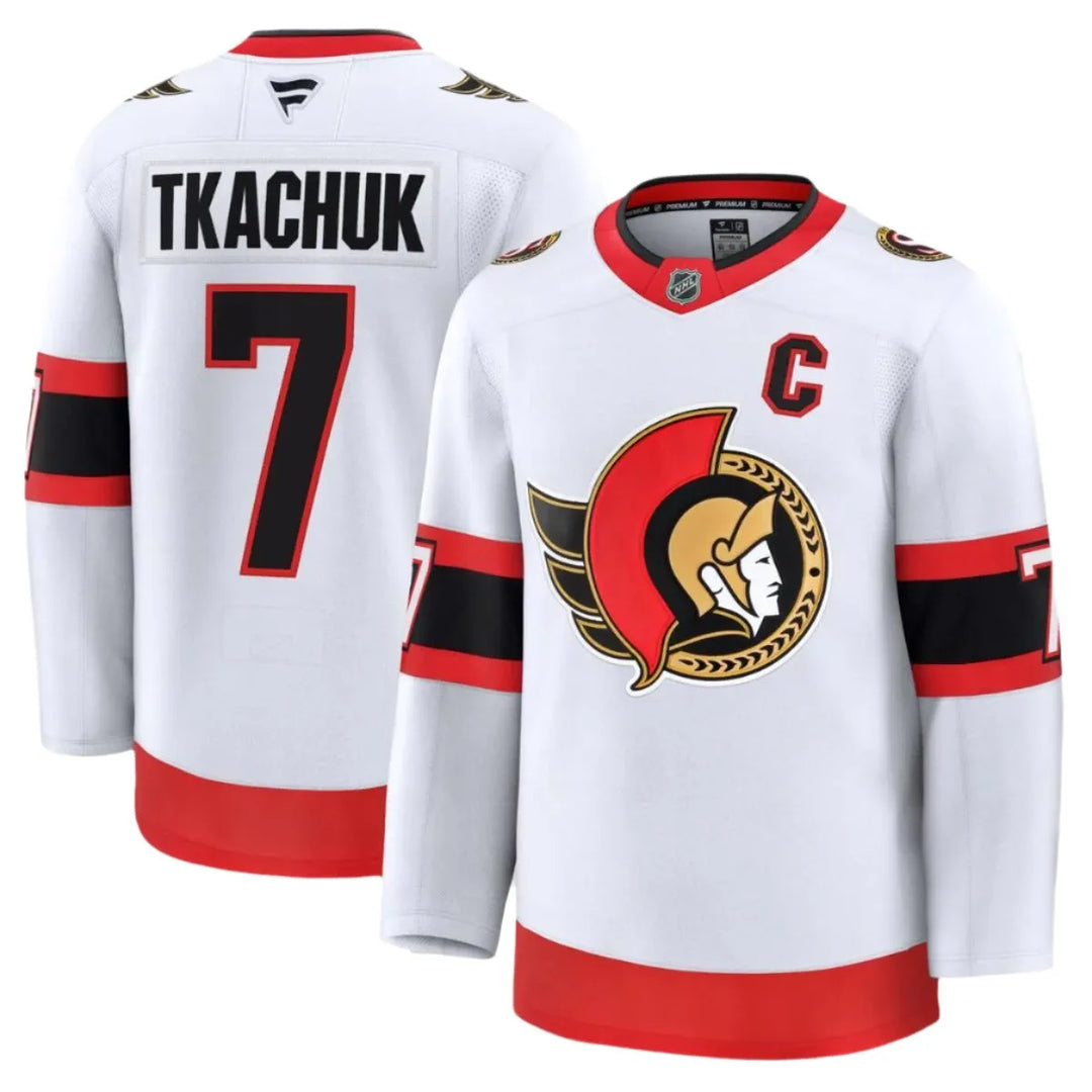 Ottawa Senators Tkachuk Premium Fanatics Away Jersey
