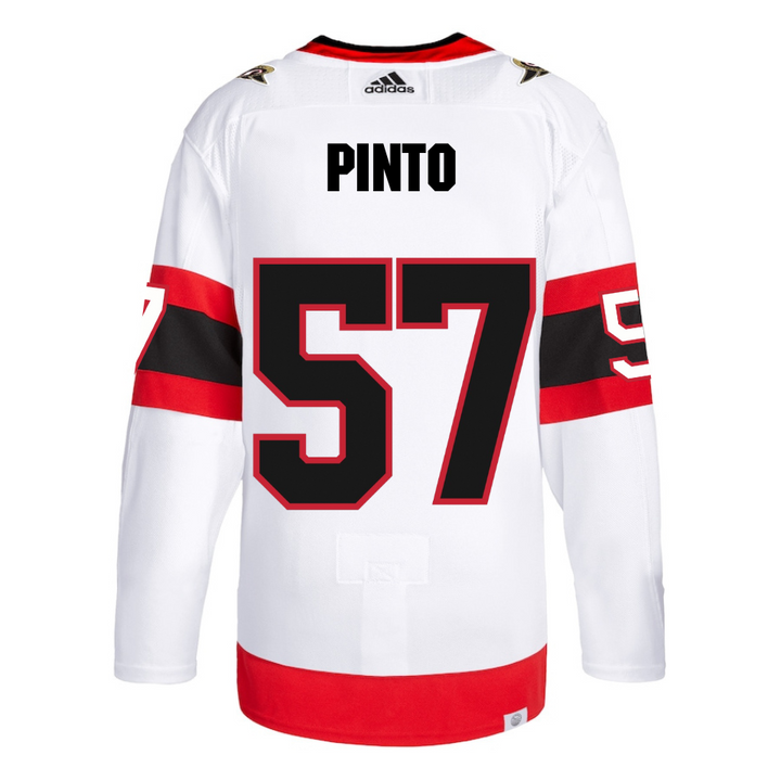 Pinto Adidas Ottawa Senators Primegreen Authentic Away Jersey