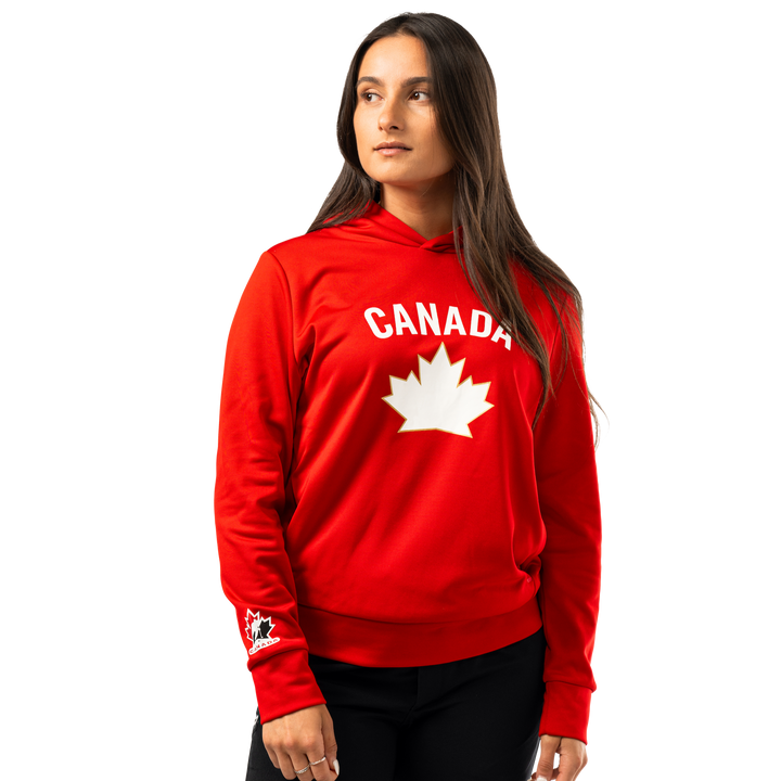 Women's Canada World Junior Red Hoodie (BAUER)