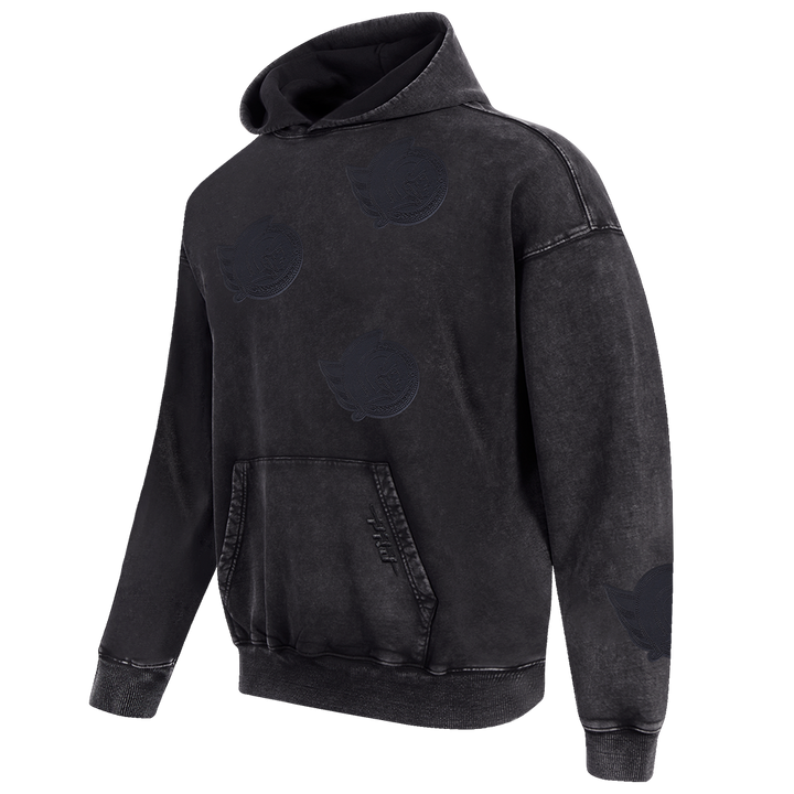 OTTAWA SENATORS WASHED VAGAURD BLACK PULLOVER HOODIE