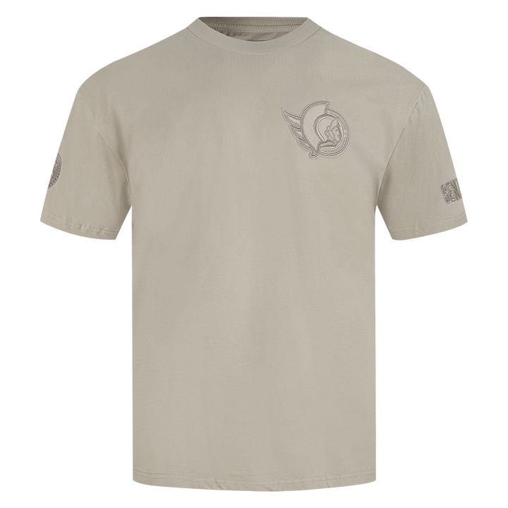 OTTAWA SENATORS NEUTRAL TAUPE CJ DROP SHOULDER TEE