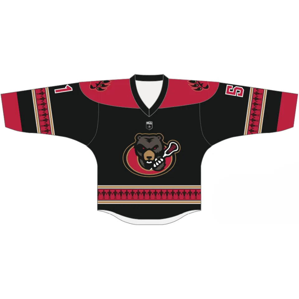 Teat Ottawa Black Bears Home Replica Jersey - Main Image