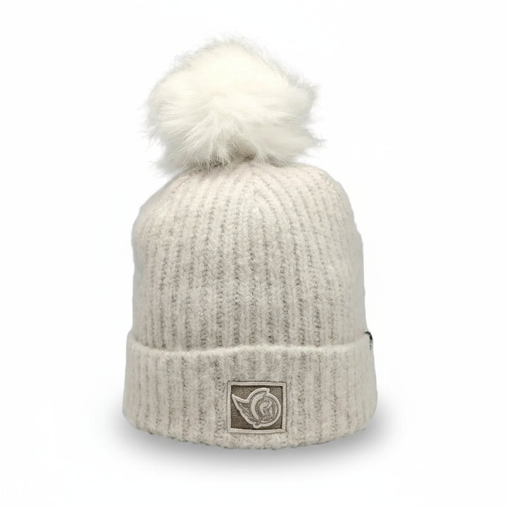 OTTAWA SENATORS WOMENS MELLOW CUFF POM BEANIE