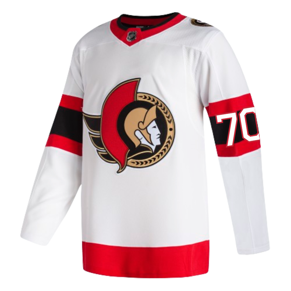 Korpisalo Adidas Ottawa Senators Primegreen Authentic Away Jersey