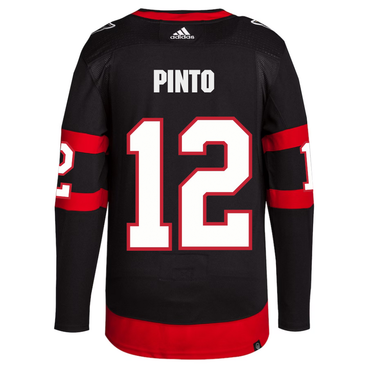 Pinto Adidas Ottawa Senators Primegreen Authentic Home Jersey