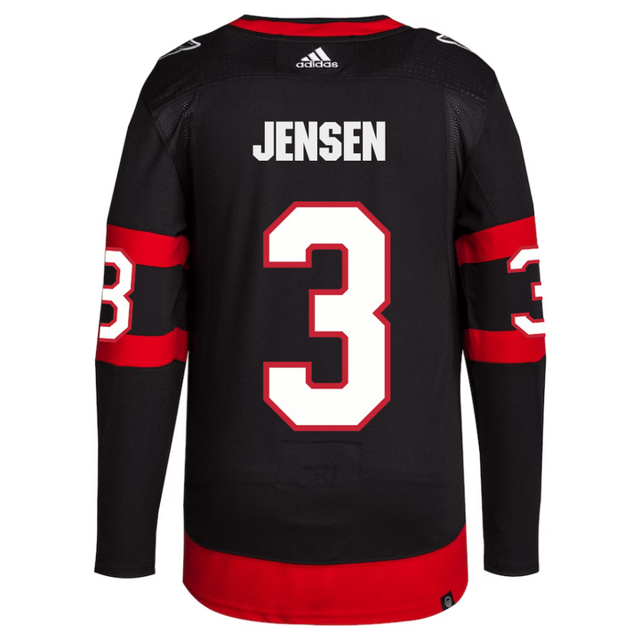 Jensen Adidas Ottawa Senators Primegreen Authentic Home Jersey