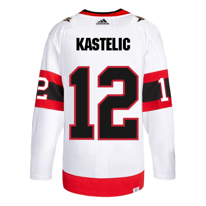 Kastelic Adidas Ottawa Senators Primegreen Authentic Away Jersey