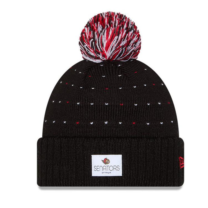 Knit Labeled Pom Toque (New Era)