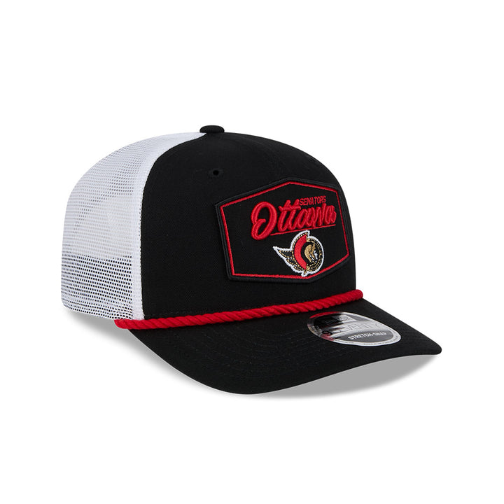 Ottawa Senators New Era Black/White 9Seventy SS Pitch Trucker Hat