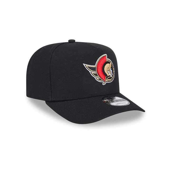 Ottawa Senators New Era Black 9Fifty A-Frame Poly Stretch Hat