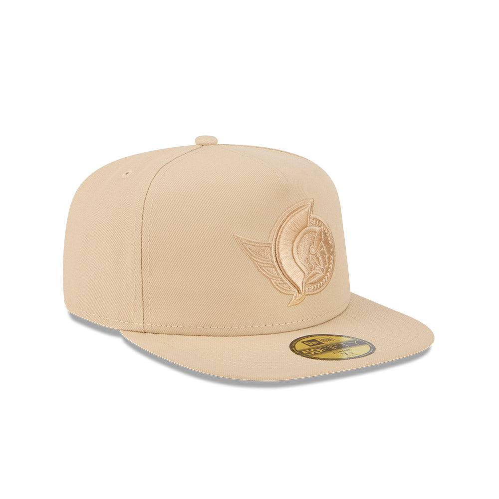 Ottawa Senators New Era Beige 59Fifty A-Frame Color Pack Fitted Hat