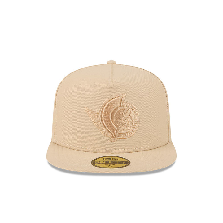 Ottawa Senators New Era Beige 59Fifty A-Frame Color Pack Fitted Hat