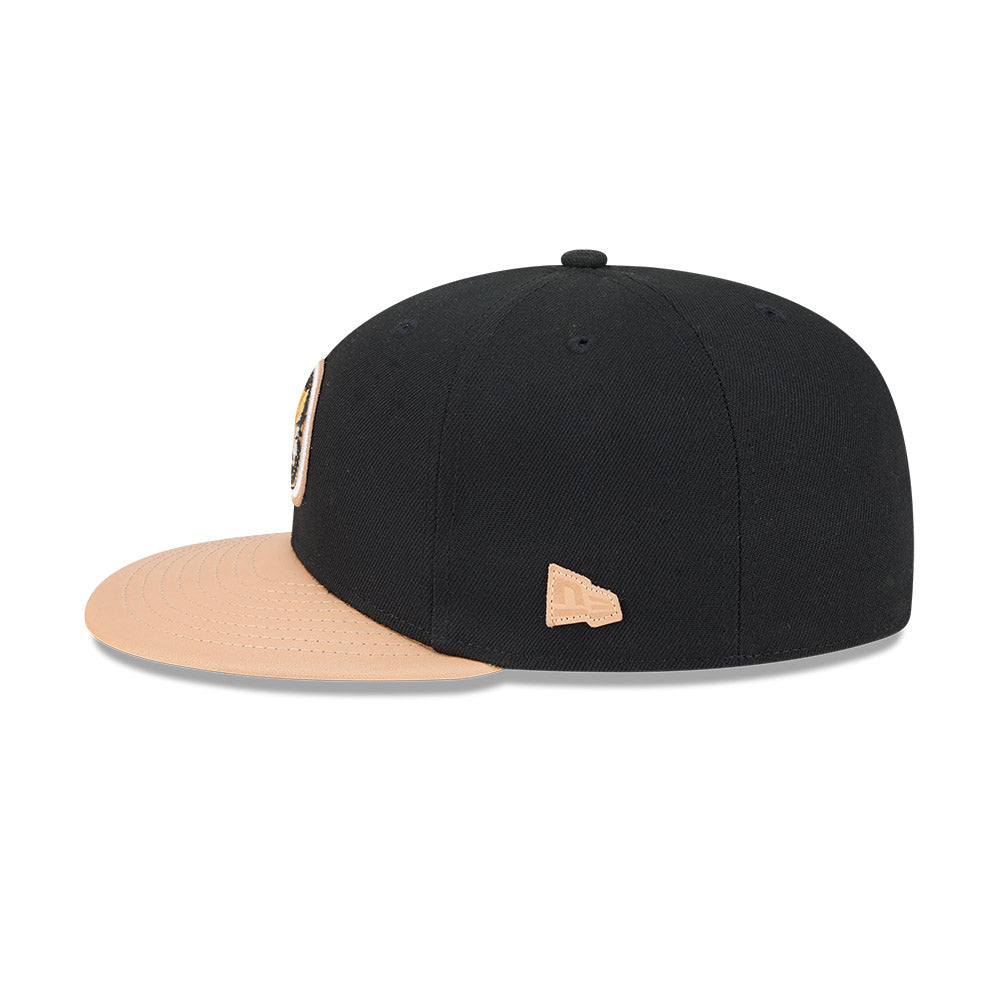 Ottawa Senators New Era Black/Beige 59Fifty Leather Fitted hat