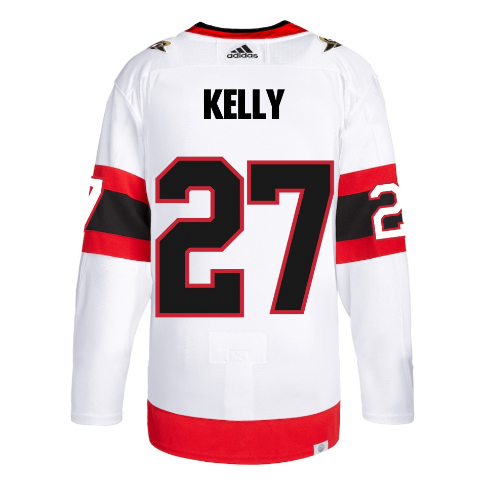 Kelly Adidas Ottawa Senators Primegreen Authentic Away Jersey