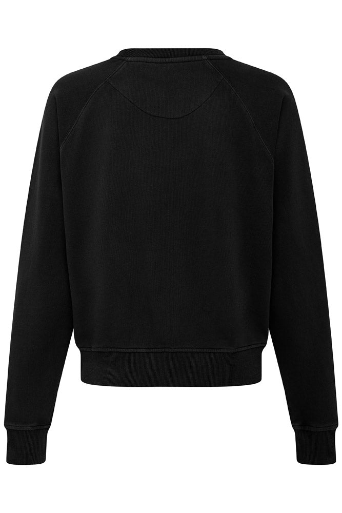 OTTAWA SENATORS WOMEN'S ASHLYN JET BLACK CREW SWEATER