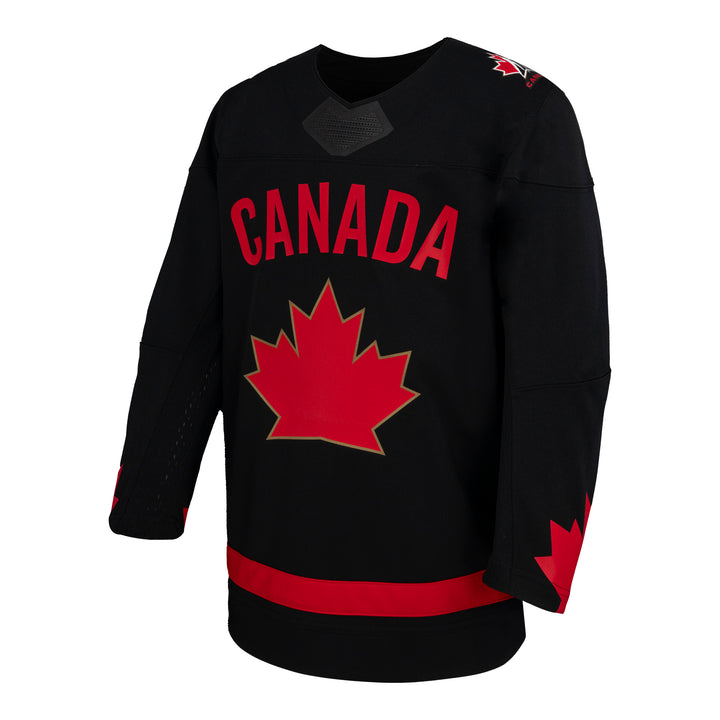 Canada World Junior Championship Black Replica Jersey