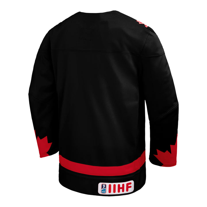 Canada World Junior Championship Black Replica Jersey