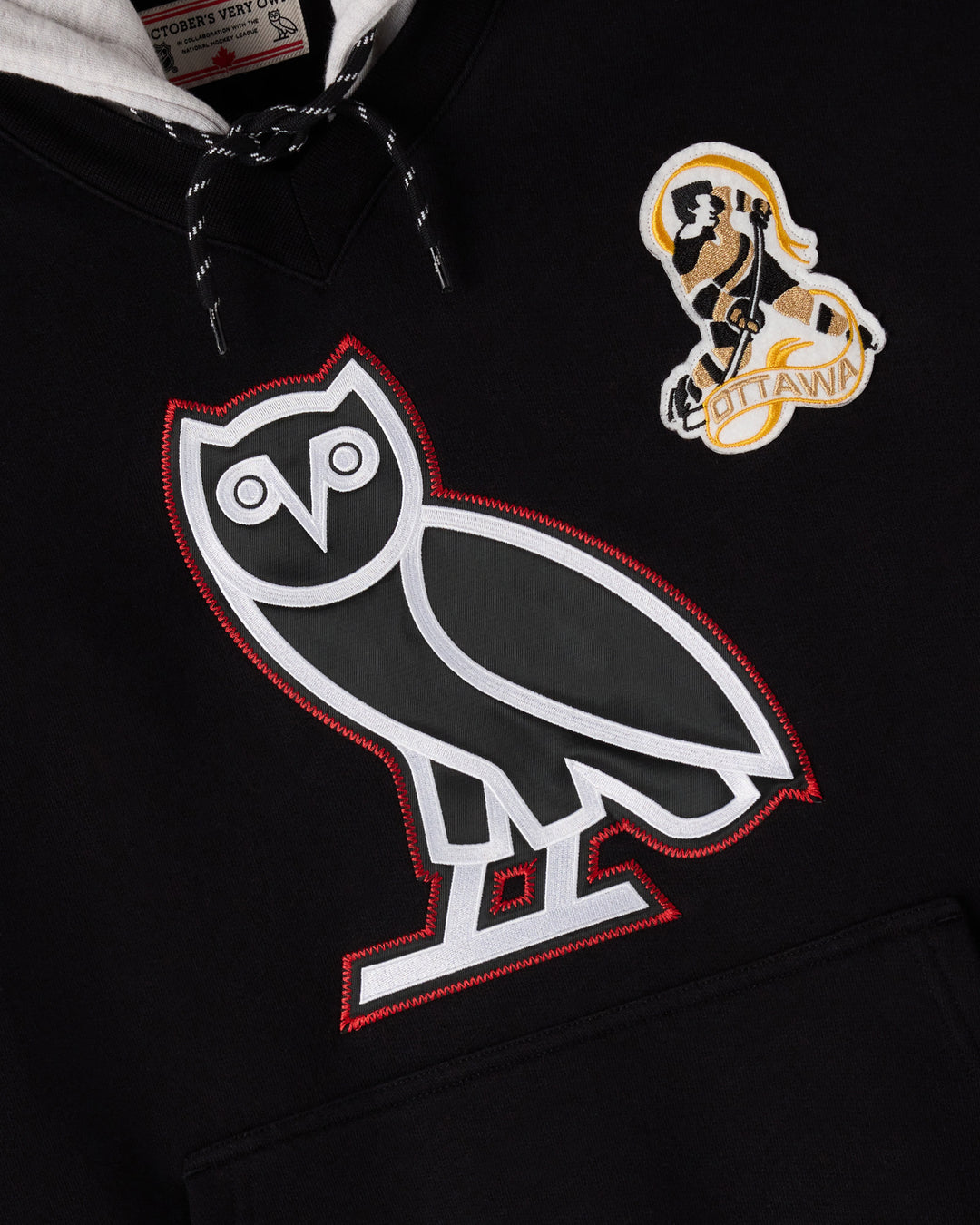 OTTAWA SENATORS - OVO X SENS BLACK PULLOVER HOODY