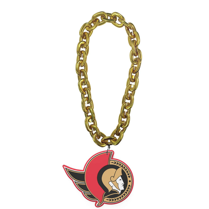 Gold Fan Chain 10 3D Foam Necklace FF