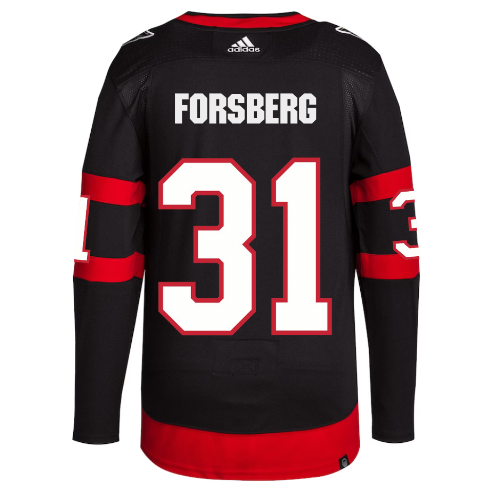 Forsberg Adidas Ottawa Senators Primegreen Authentic Home Jersey