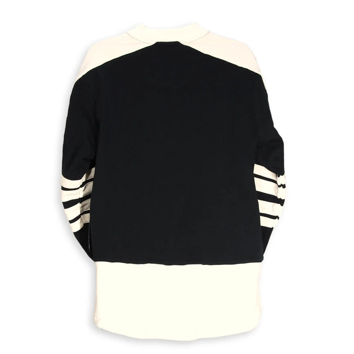 GOLDEN AGE SWEEP CHECK LACER SWEATER