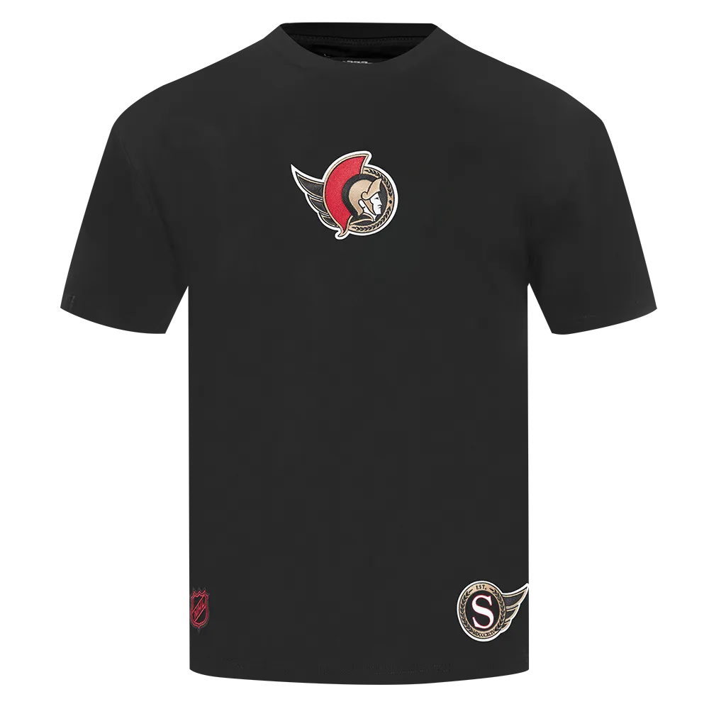 WINGSPAN CJ BLACK DROP SHOULDER TEE