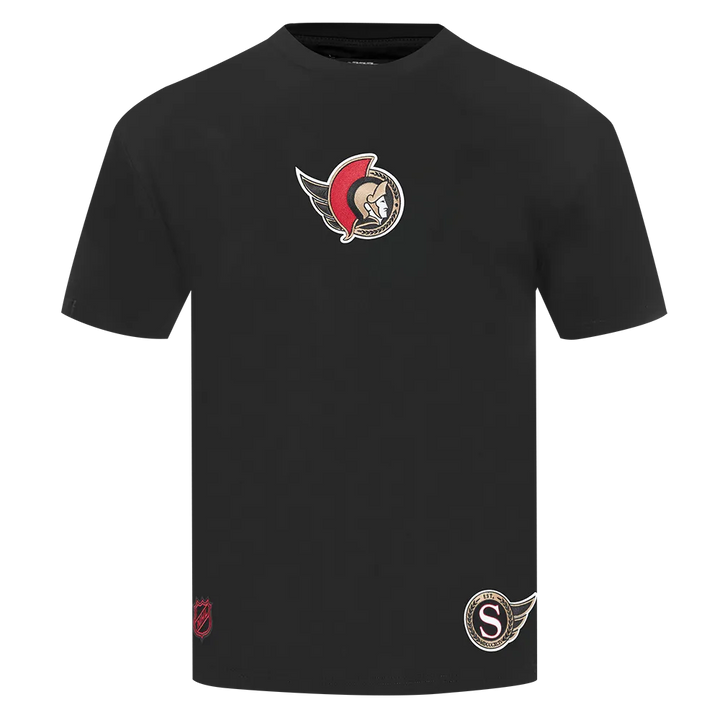 WINGSPAN CJ BLACK DROP SHOULDER TEE