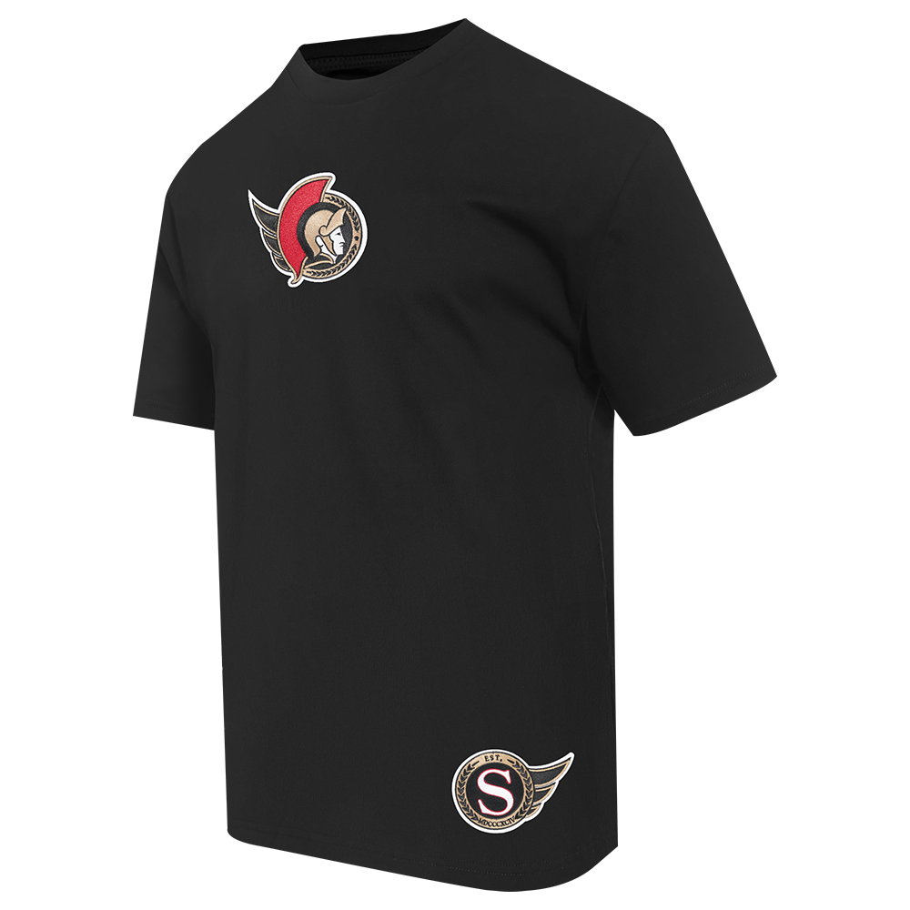 WINGSPAN CJ BLACK DROP SHOULDER TEE